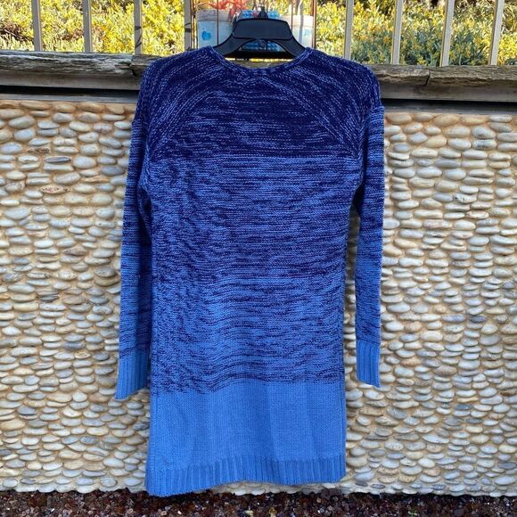 Derek Heart Blue Knit Cardigan Sweater Open Front. Size Small.  VGUC! - Picture 2 of 5